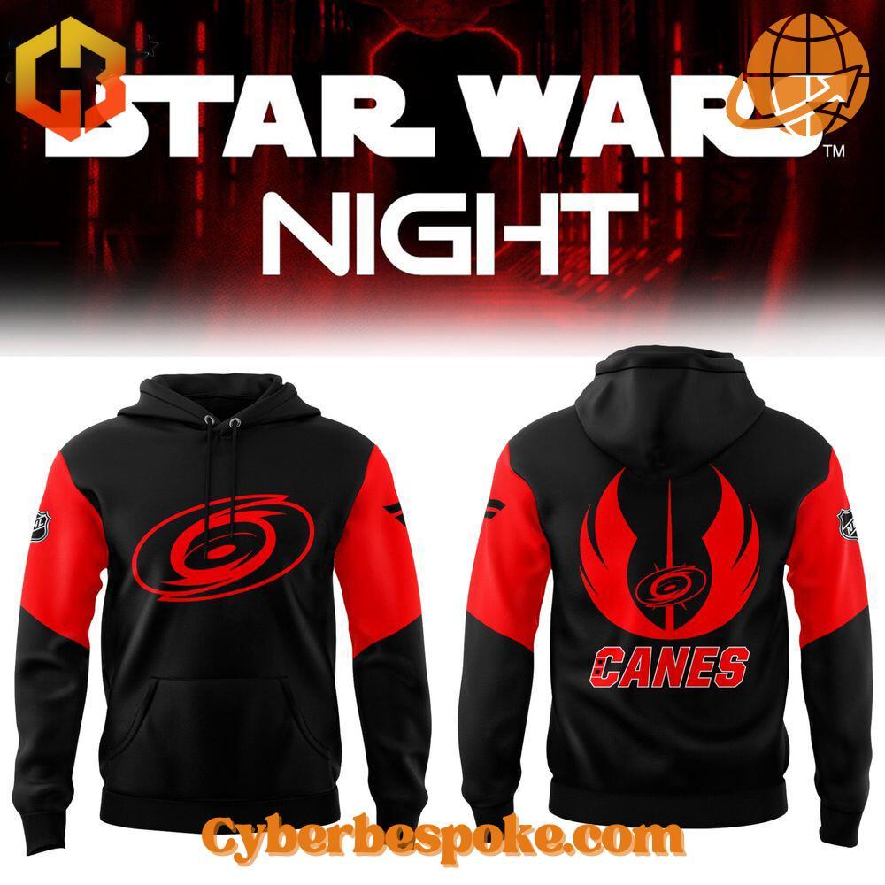 Carolina Hurricanes Star Wars Night Hoodie Stand out with the Carolina Hurricanes Star Wars Night Hoodie – bold, vibrant, and designed to impress."
