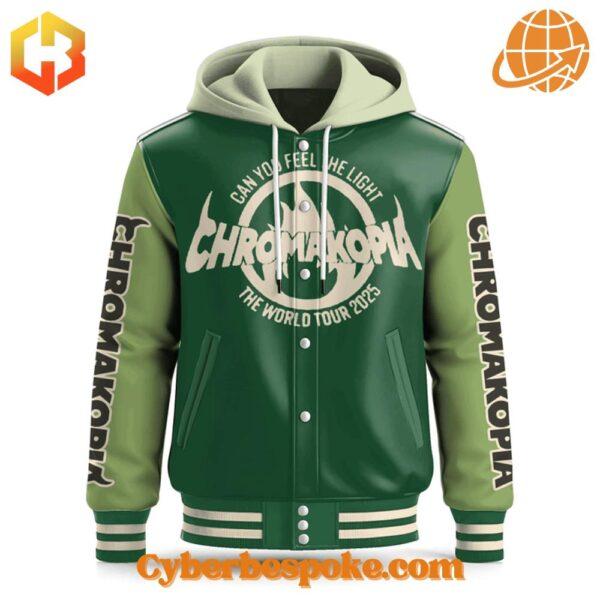 Chromakopia The World Tour Hooded Baseball Jacket – soft, breathable, and made to move.