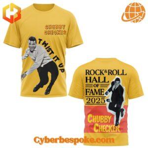 Chubby Checker Twist It Up Shirt Classic cotton apparel with a comfortable fit