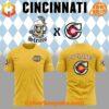 The perfect blend of style and comfort – Cincinnati Cyclones Zinzinnati Steins Yellow Shirt