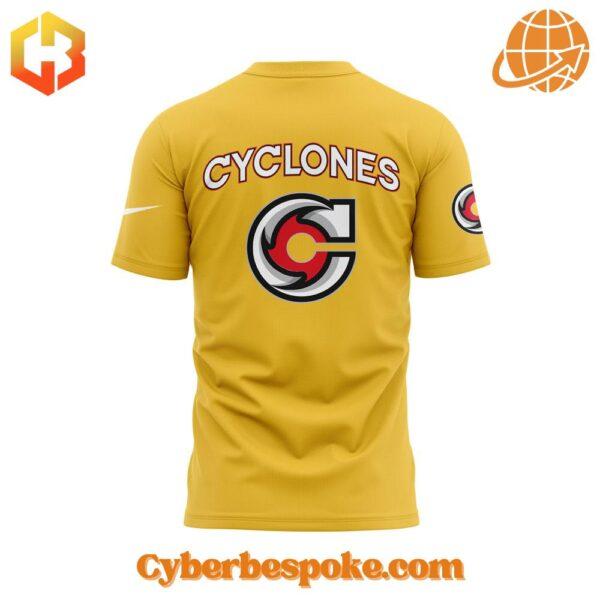 The perfect blend of style and comfort – Cincinnati Cyclones Zinzinnati Steins Yellow Shirt