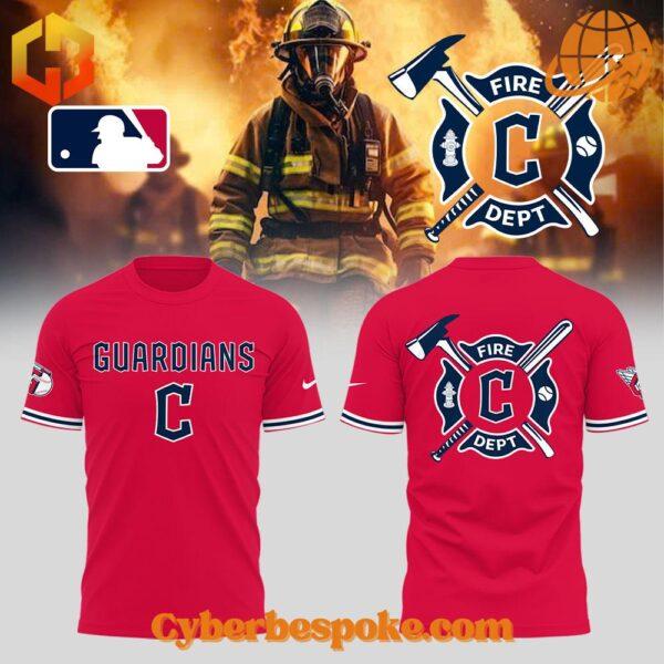 The Cleveland Guardians Firefighter Appreciation Night Hoodie blends comfort, quality, and modern design