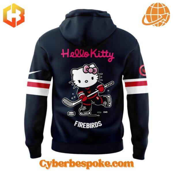 Experience fashion in a new dimension with the Coachella Valley Firebirds Hello Kitty Hoodie – wear the unexpected.