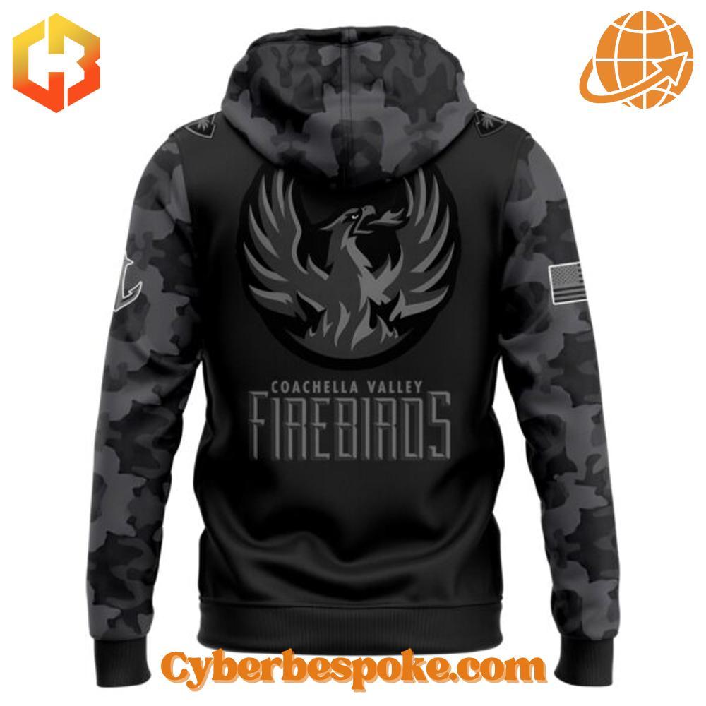 Coachella Valley Firebirds Stealth Fighter Military Hoodie The Coachella Valley Firebirds Stealth Fighter Military Hoodie is your new go-to for effortless style.