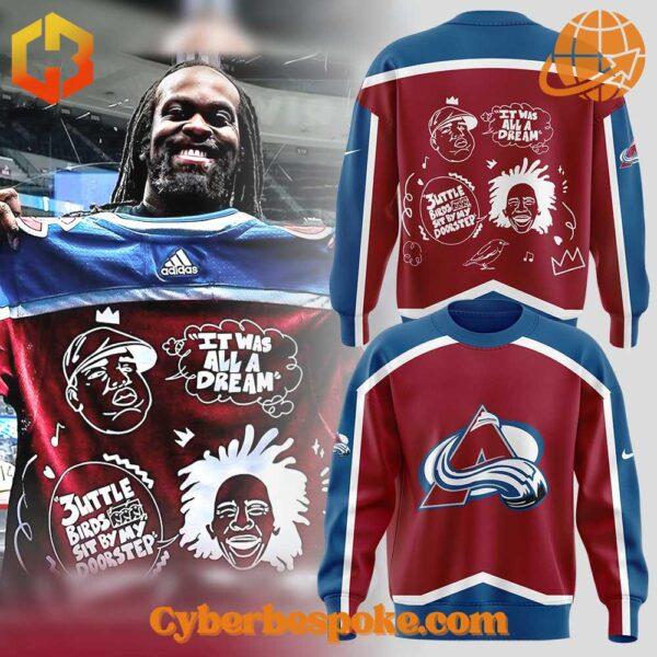 Soft and Classic Style with an Colorado Avalanche Black Excellence Month Hoodie