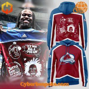 Soft and Classic Style with an Colorado Avalanche Black Excellence Month Hoodie