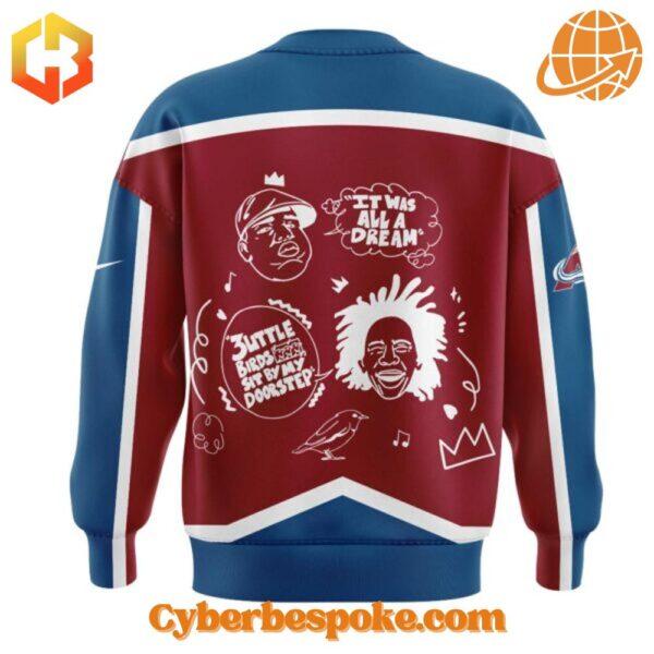 Soft and Classic Style with an Colorado Avalanche Black Excellence Month Hoodie