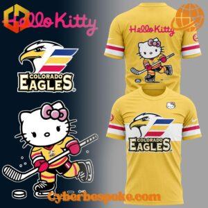 Unisex Colorado Eagles Hello Kitty Shirt simple design, easy to style