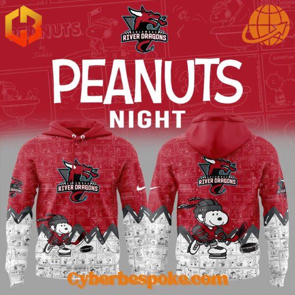 The Columbus River Dragons Th Anniversary Of Peanuts Snoopy Hoodie is your go-to for any occasion.