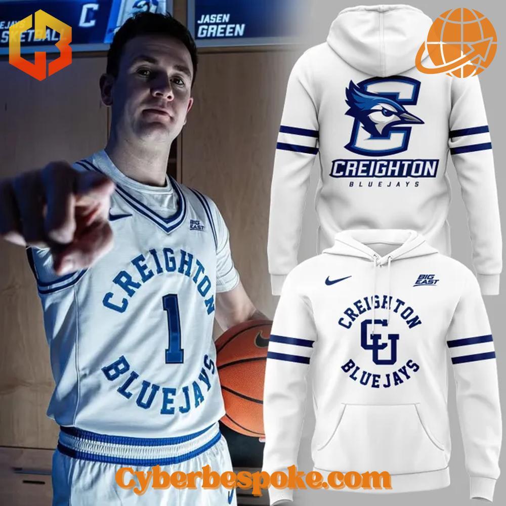 Creighton Bluejays Men Basketball Throwback Hoodie The perfect blend of style and comfort – Creighton Bluejays Men Basketball Throwback Hoodie