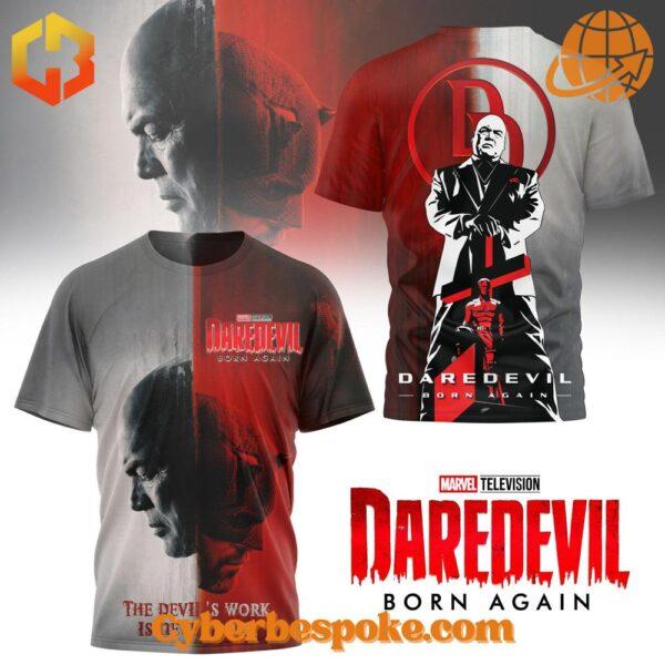 The Daredevil Born Again Marvel Shirt blends comfort, quality, and modern design