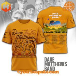 Unisex Dave Matthews Band Summer Tour Shirt simple design, easy to style