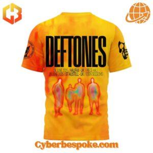 Break the boundaries of traditional fashion with the Deftones Band Tour T Shirt.