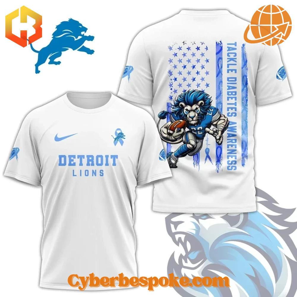 Detroit Lions Tackle Diabetes Awareness Shirt The Detroit Lions Tackle Diabetes Awareness Shirt brings your style to life.