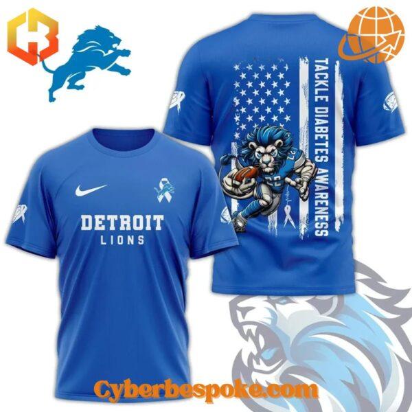 The Detroit Lions Tackle Diabetes Awareness Shirt brings your style to life.