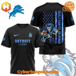 The Detroit Lions Tackle Diabetes Awareness Shirt brings your style to life.