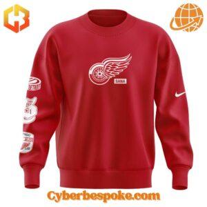 The perfect blend of style and comfort – Detroit Red Wings Sana Red Sweatshirt