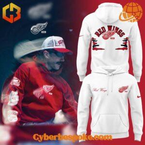 The Detroit Red Wings Sana White Hoodie is made for comfort, confidence, and style.