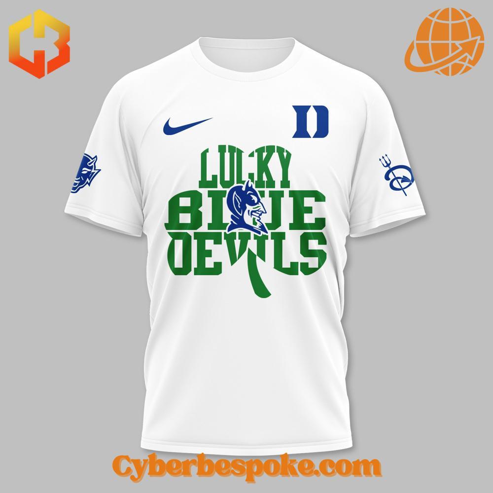 Duke Blue Devil Damn It's Feel Lucky Shirt Duke Blue Devil Damn It's Feel Lucky Shirt Classic cotton apparel with a comfortable fit
