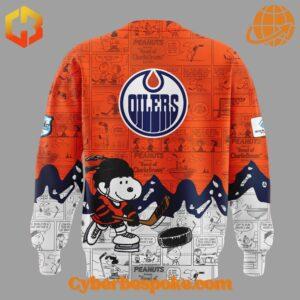 Lightweight and comfortable Edmonton Oilers Th Anniversary Of Peanuts Shirt perfect for everyday wear