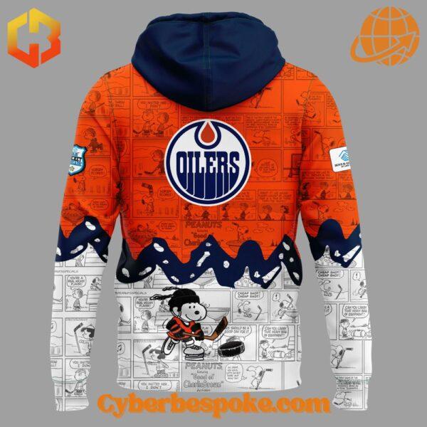 Lightweight and comfortable Edmonton Oilers Th Anniversary Of Peanuts Shirt perfect for everyday wear