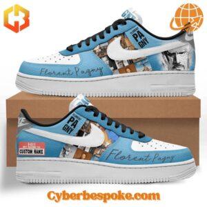 Florent Pagny Hi My Name Is Custom Nike Air Force Shoes – high-definition prints, breathable fit, and cushioned sole.