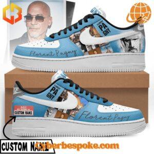 Florent Pagny Hi My Name Is Custom Nike Air Force Shoes – high-definition prints, breathable fit, and cushioned sole.