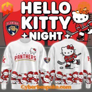 Wear the extraordinary with the Florida Panthers Hello Kitty Hoodie – hyper-detailed 3D prints that last.