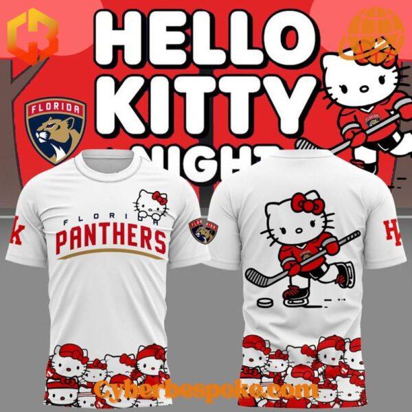 Wear the extraordinary with the Florida Panthers Hello Kitty Hoodie – hyper-detailed 3D prints that last.