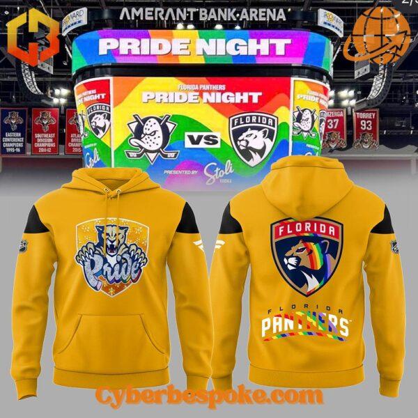 The 1 Florida Panthers Pride Night 2025 Hoodie combines softness, style, and a perfect fit for any occasion.