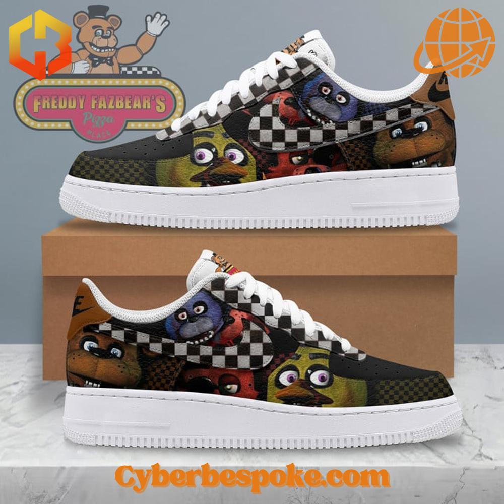 Freddy Fazbear Nike Air Force Shoes Bold design, cloud-like comfort – Freddy Fazbear Nike Air Force Shoes blends vibrant color with lightweight wearability.