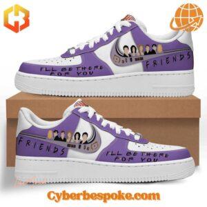 Step up your sneaker game with the sleek and stylish Friends Tv Film I'll Be There For You Nike Air Force Shoes.