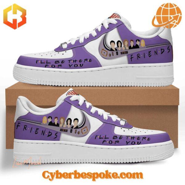 Step up your sneaker game with the sleek and stylish Friends Tv Film I'll Be There For You Nike Air Force Shoes.
