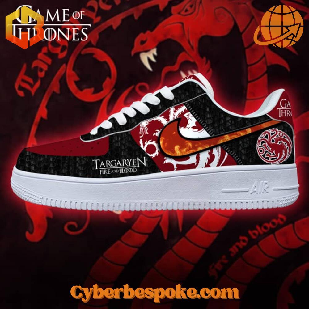 Game Of Thrones Targaryen Fire And Blood Air Force The Game Of Thrones Targaryen Fire And Blood Air Force is designed for all-day wear with a standout look.