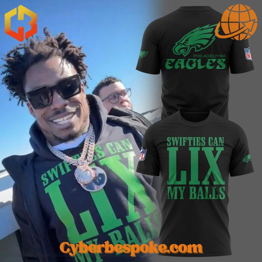 Gardner Johnson Philadelphia Eagles Swifties Can Lix My Balls Hoodie The Gardner Johnson Philadelphia Eagles Swifties Can Lix My Balls Hoodie is your new go-to for effortless style.