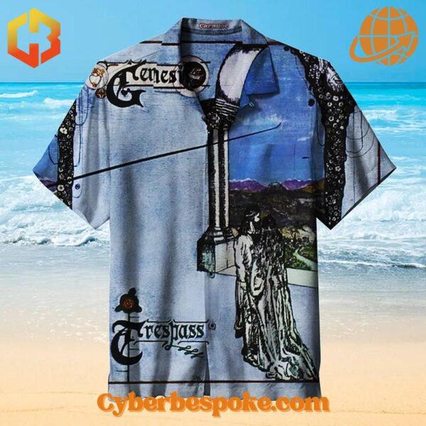 The Genesis Band Trespass Hawaiian Shirt is your new go-to for effortless style.