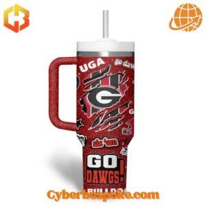 Georgia Bulldogs Go Dawgs Stanley Tumbler – keep your drinks at the perfect temperature, all day long.