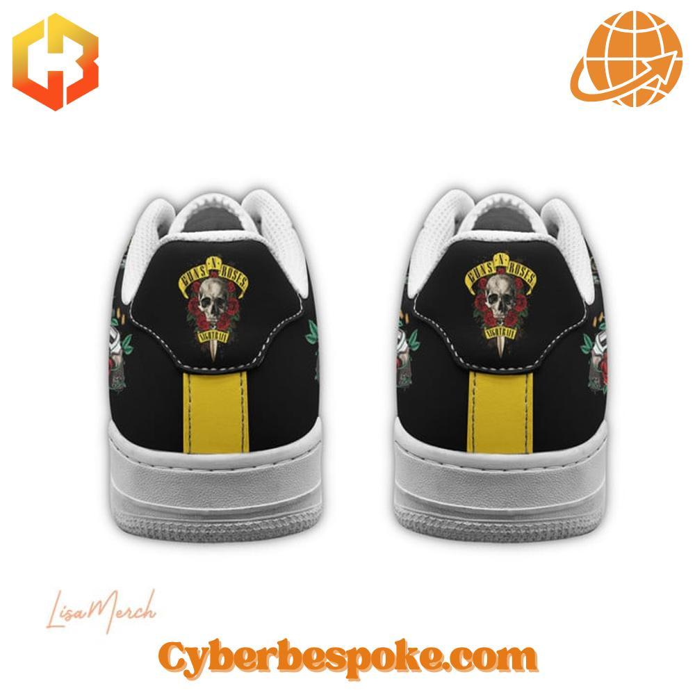 Guns N Roses Nike Air Force Shoes Step up your sneaker game with the sleek and stylish Guns N Roses Nike Air Force Shoes.