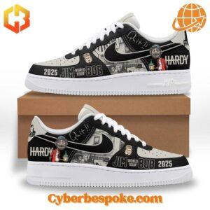 The Hardy Jim Bob World Tour Nike Air Force Shoes is designed for effortless style and lightweight wearability.