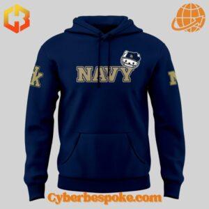 Wear the extraordinary with the Hello Kitty Navy Midshipmen Hoodie – hyper-detailed 3D prints that last.