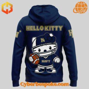 Wear the extraordinary with the Hello Kitty Navy Midshipmen Hoodie – hyper-detailed 3D prints that last.
