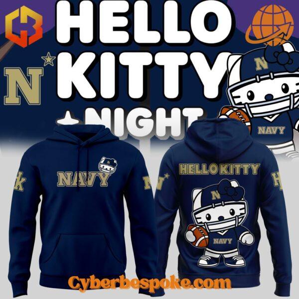 Wear the extraordinary with the Hello Kitty Navy Midshipmen Hoodie – hyper-detailed 3D prints that last.