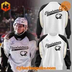 Step into vibrant style with the Hershey Bears Chocolatetown Usa Hoodie