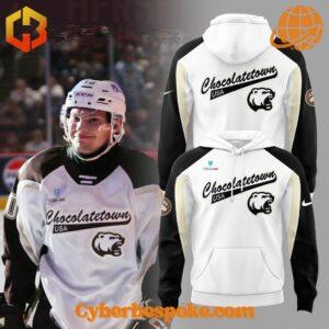 Step into vibrant style with the Hershey Bears Chocolatetown Usa Hoodie