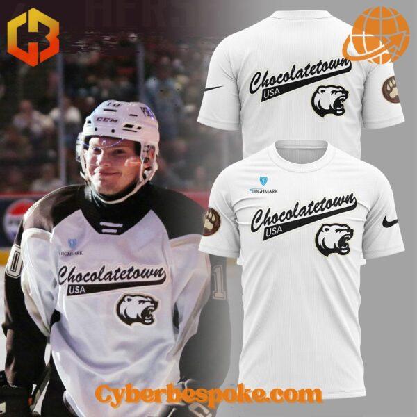 Step into vibrant style with the Hershey Bears Chocolatetown Usa Hoodie