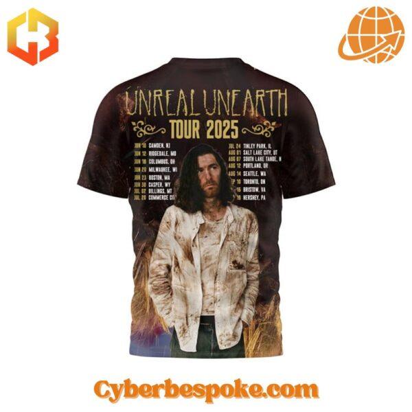 Express yourself with the Hozier Unreal Unearth Tour Shirt – high-definition colors meet all-day comfort.