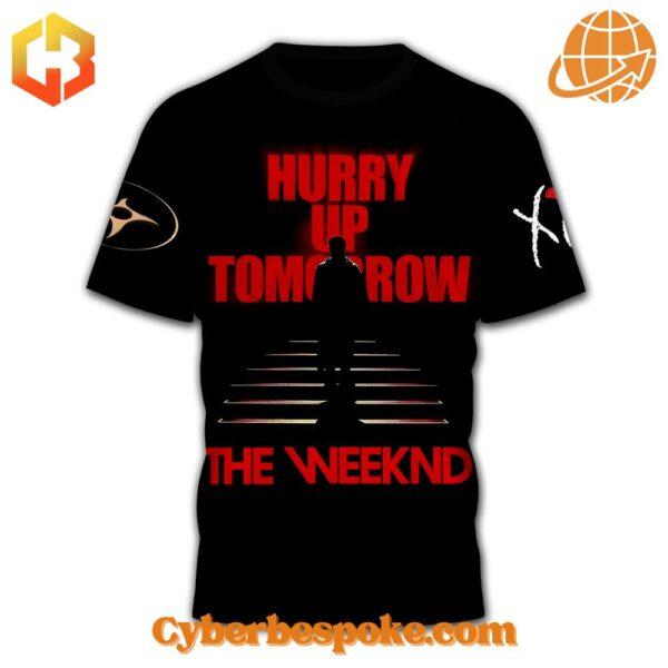 Unisex Hurry Up Tomorrow The Weeknd Shirt simple design, easy to style