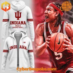 The Indiana Hoosiers Men Basketball Hoodie is your new go-to for effortless style.