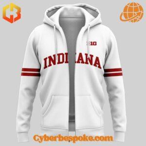 The Indiana Hoosiers Men Basketball Hoodie is your new go-to for effortless style.