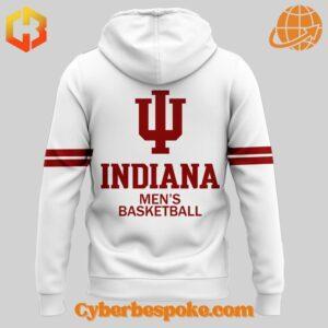 The Indiana Hoosiers Men Basketball Hoodie is your new go-to for effortless style.